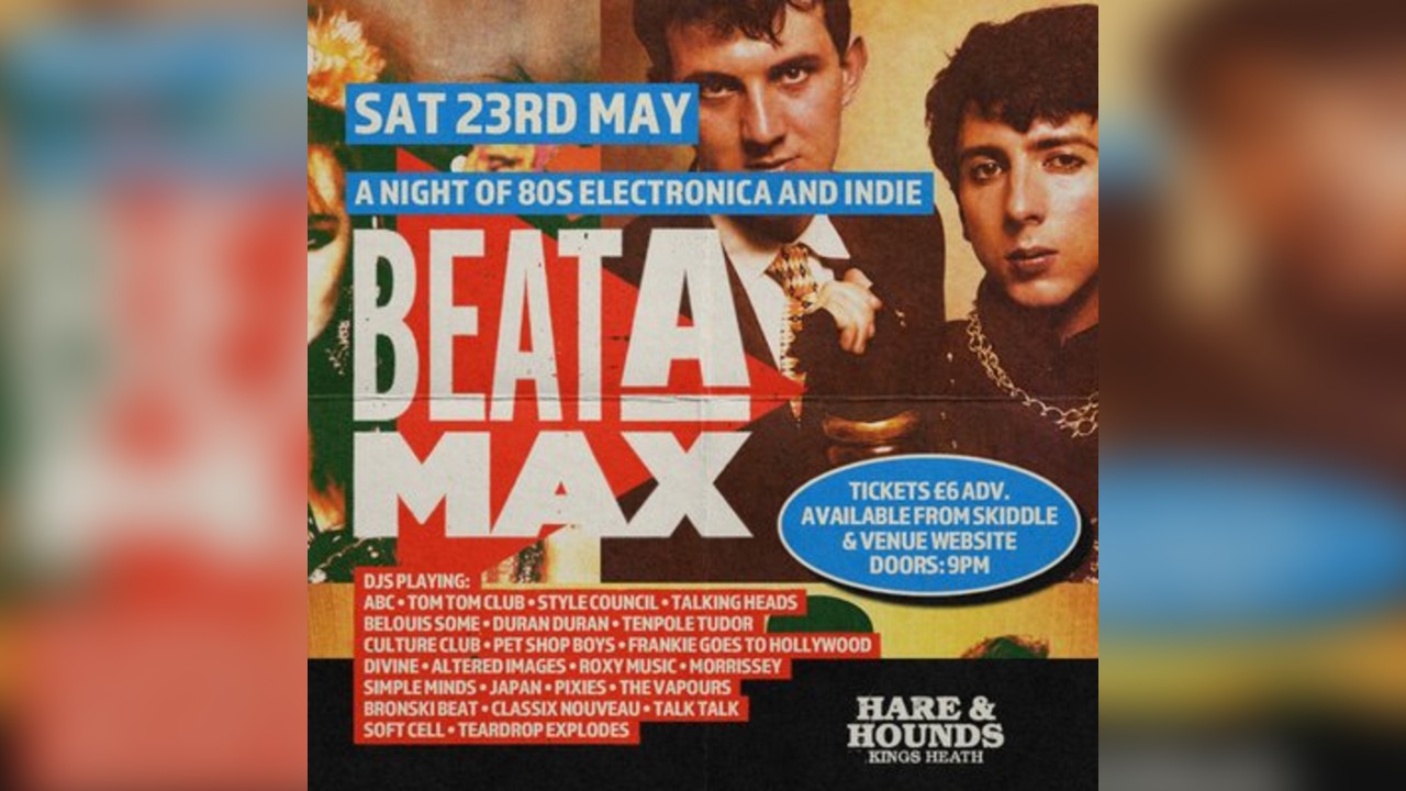 Beatamax - A Night of 80s Electronica & Indie