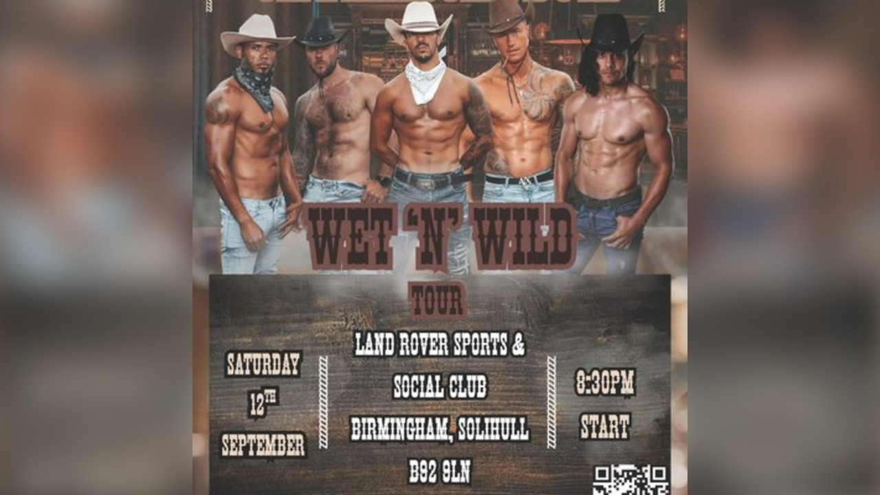 UK Pleasure Boys Wet & Wild Tour Solihull