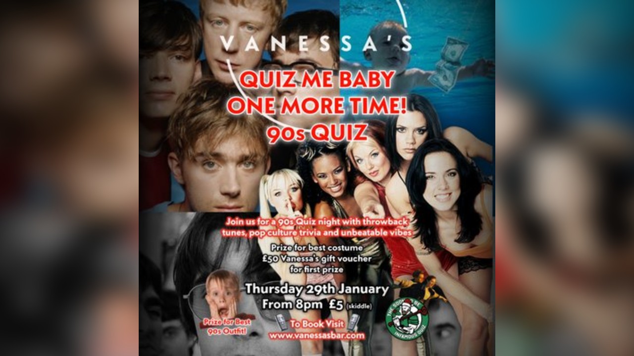 Quiz Me Baby One More Time at Vanessa's Bar