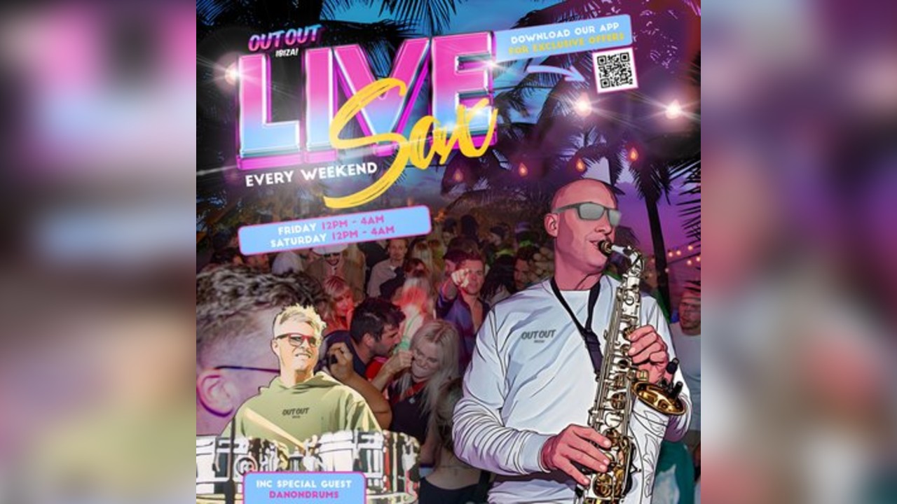 Live Sax Night at Out Out Ibiza