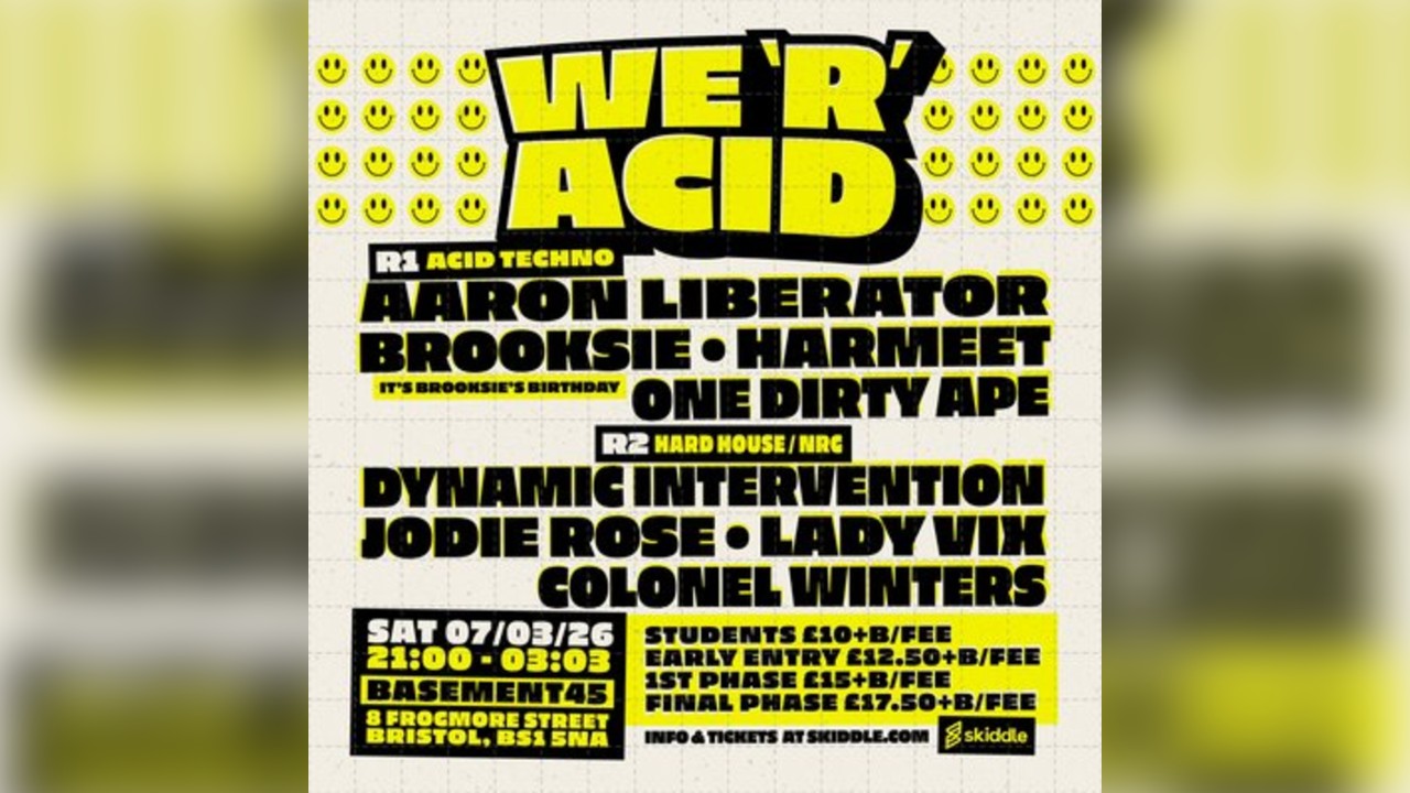 WE 'R' ACID Club Night
