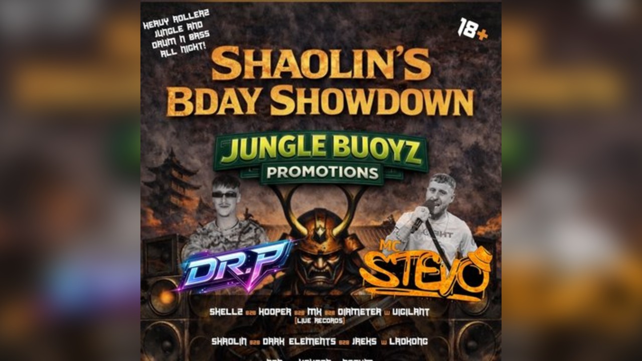 Jungle Buoyz Promotions: SHAOLINS BDAY SHOWDOWN