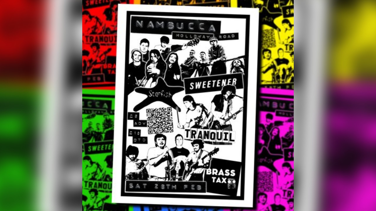 Nambucca Presents: Starfish/Sweetener/Tranquil/Brass Tax