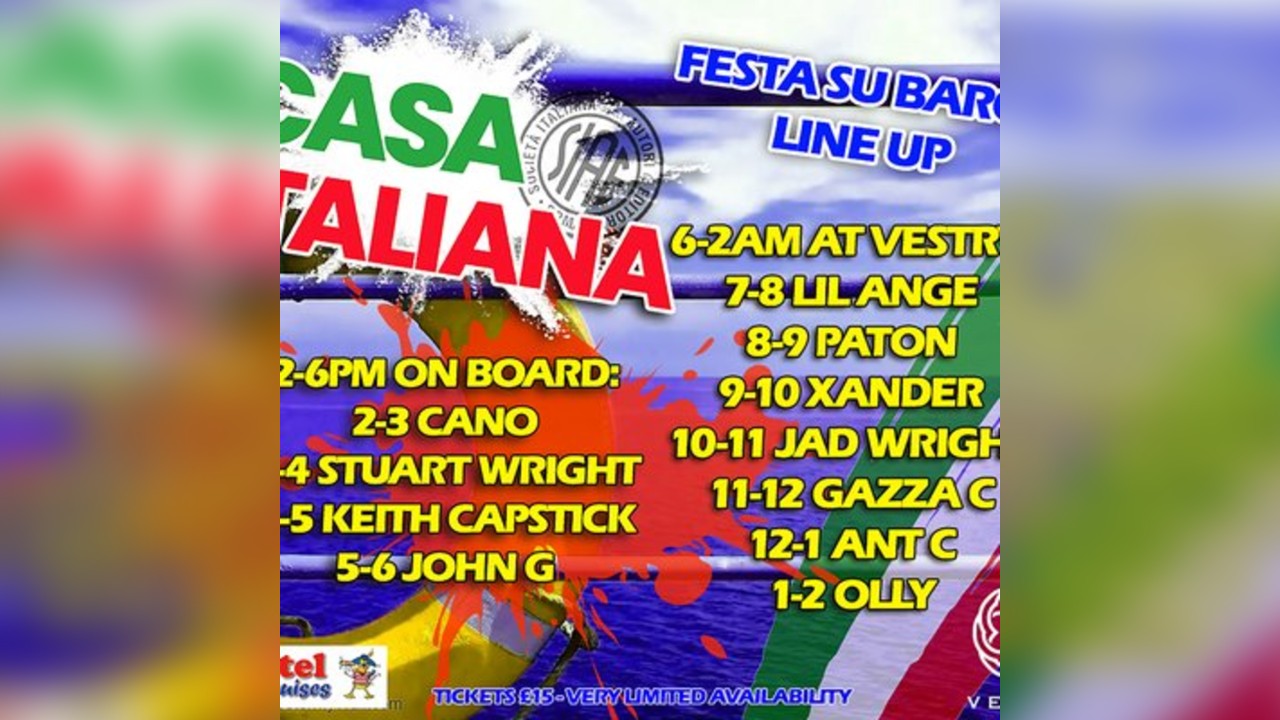 Casa Italiana - Festa Su Barca 2