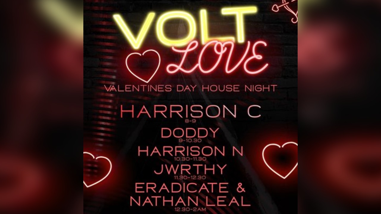 VoltHouse Promotions - VOLT:LOVE @ Rocks Bar 14/02/26