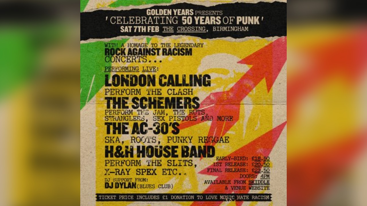Celebrating 50 Years of Punk w/ London Calling, The Schemers +