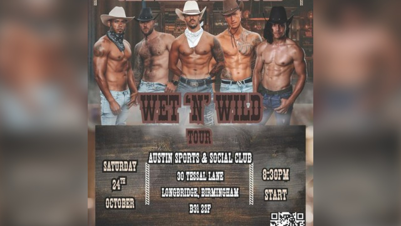 UK Pleasure Boys Wet & Wild Show Austin social Birmingham