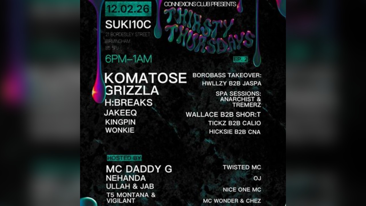 Thirsty Thursdays @ Suki10c (FREE TICKETS AVAILABLE)