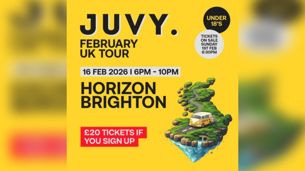 JUVY Under 18s - Feb tour - Mon 16th February - BRIGHTON