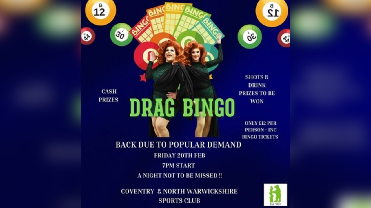 Drag Bingo - its Back