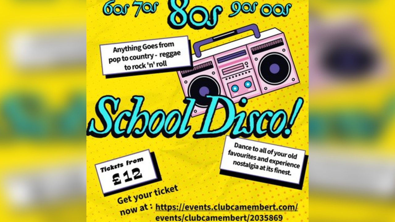 School Disco (Over 21s)