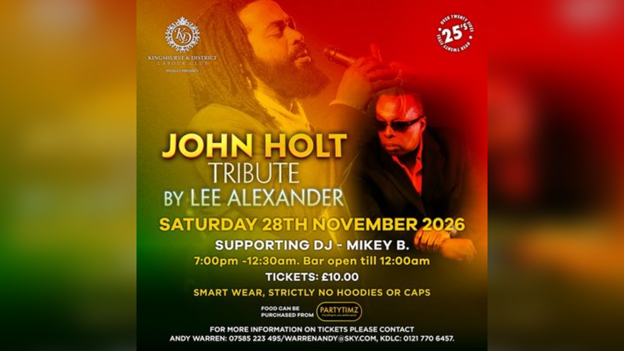 John Holt Tribute by Lee Alexander