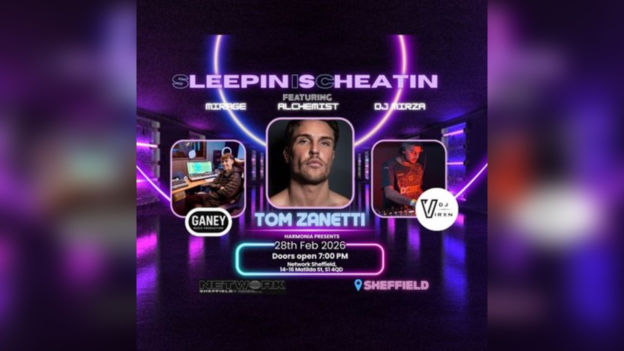 Sleepinischeatin with Tom Zanetti Sheffield February 28th