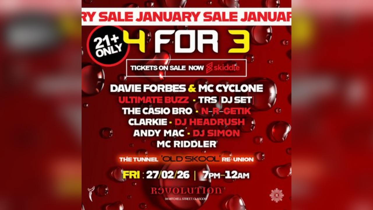 The Tunnel 'OLD SKOOL' Re-Union