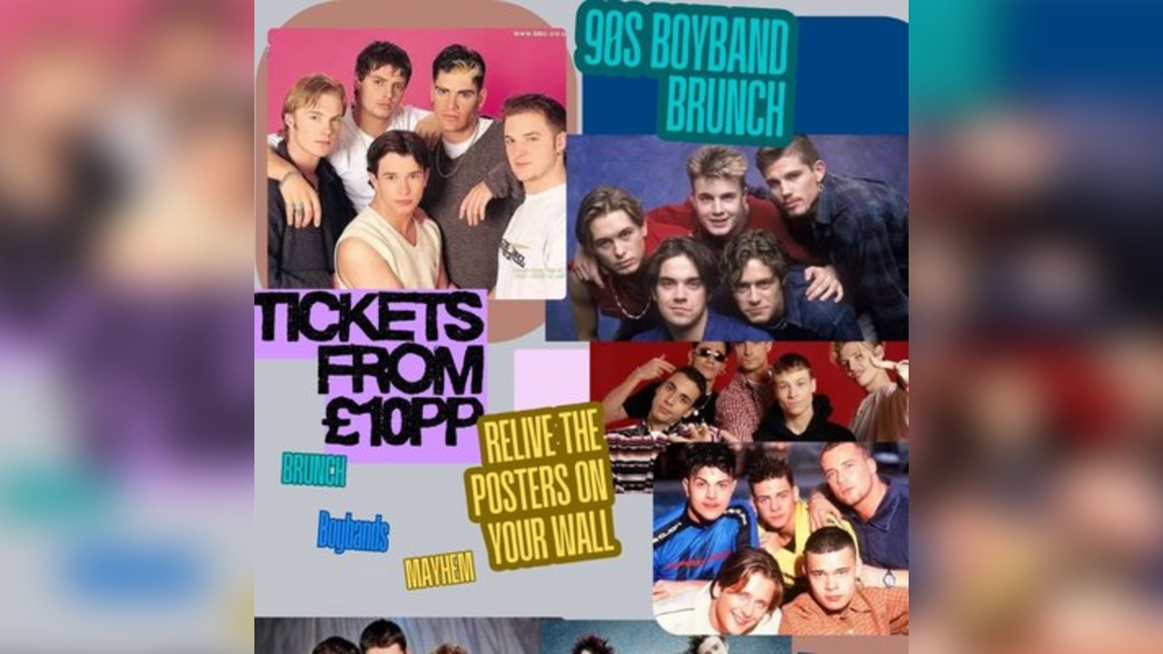 90s Boyband Brunch - Relive the posters on your wall.....