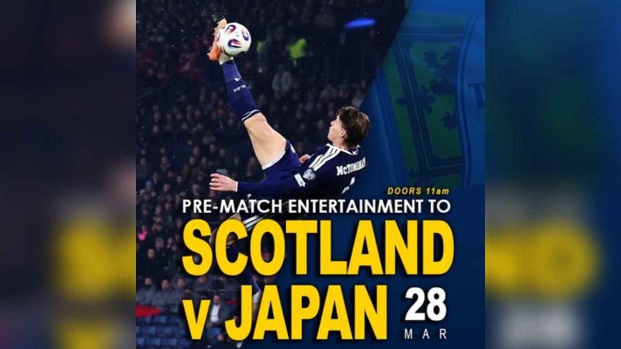Tartan Army Pre-Match Entertainment - Scotland v Japan