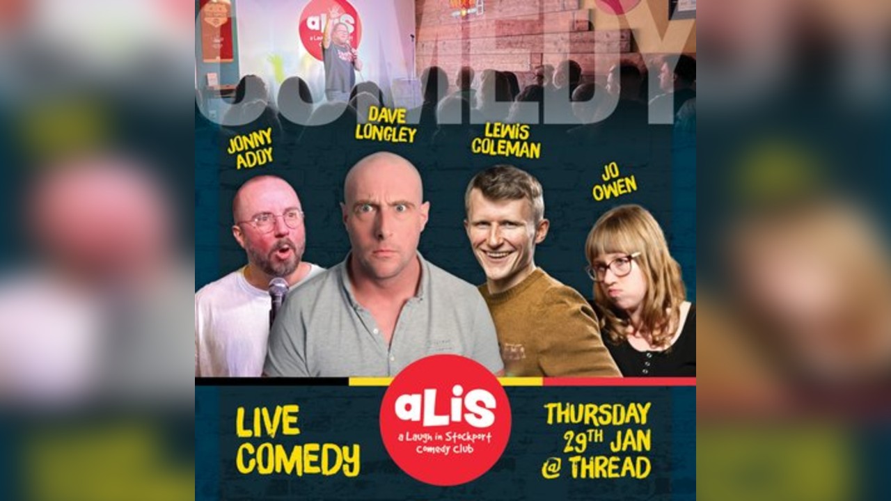 A Laugh In Stockport Comedy Club: Thurs 29 January