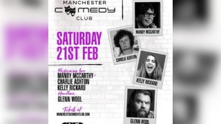 Manchester Comedy Club presents: GLENN WOOL AND FRIENDS