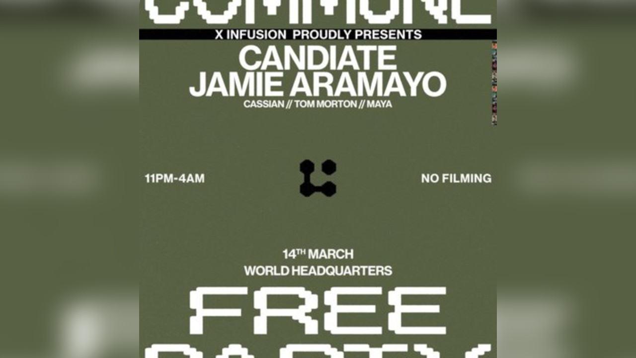 Commune x Infusion present Jamie Aramayo & Candidate - Free Part