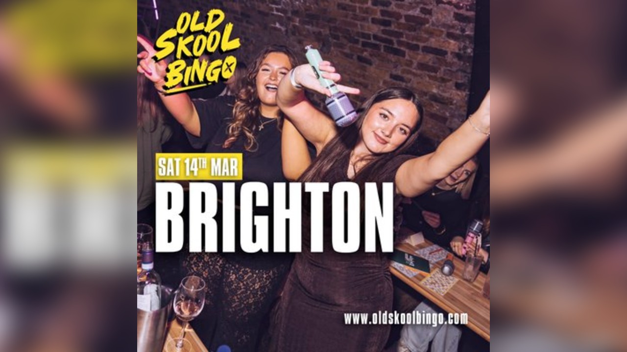 Old Skool Bingo Sat 14th March Brighton