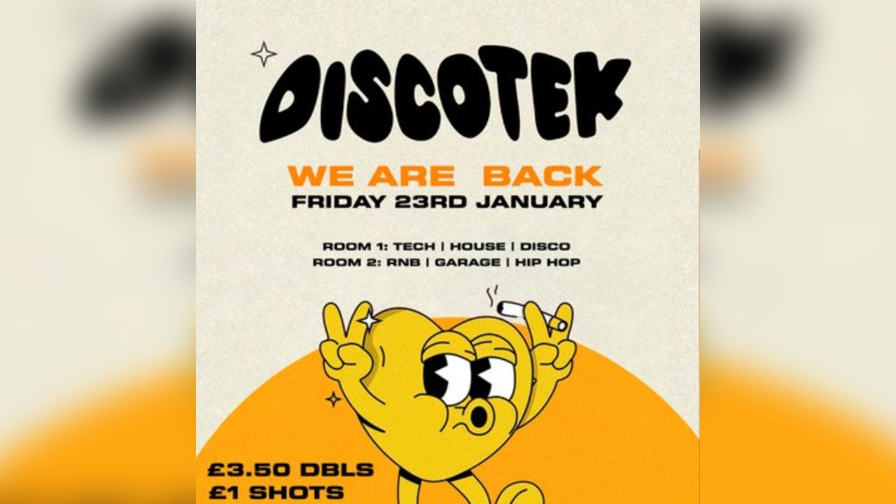 DISCOTEK, We Are Back Your Essential Weekend Turn up