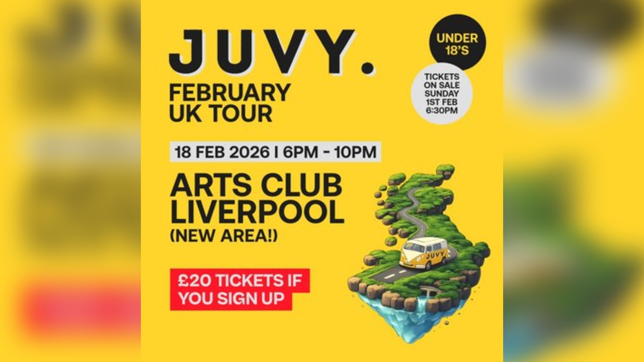 JUVY Under 18s - Feb Tour - Wednesday 18th February - LIVERPOOL