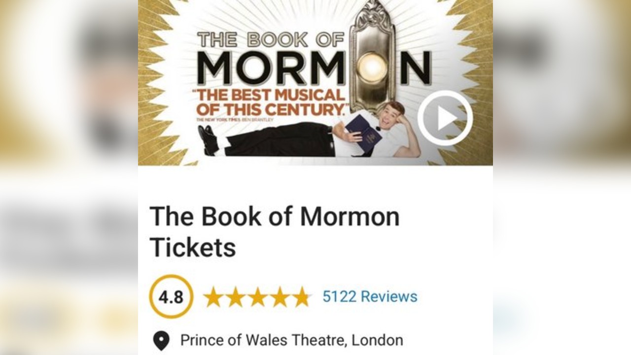 The Book of Mormon - London