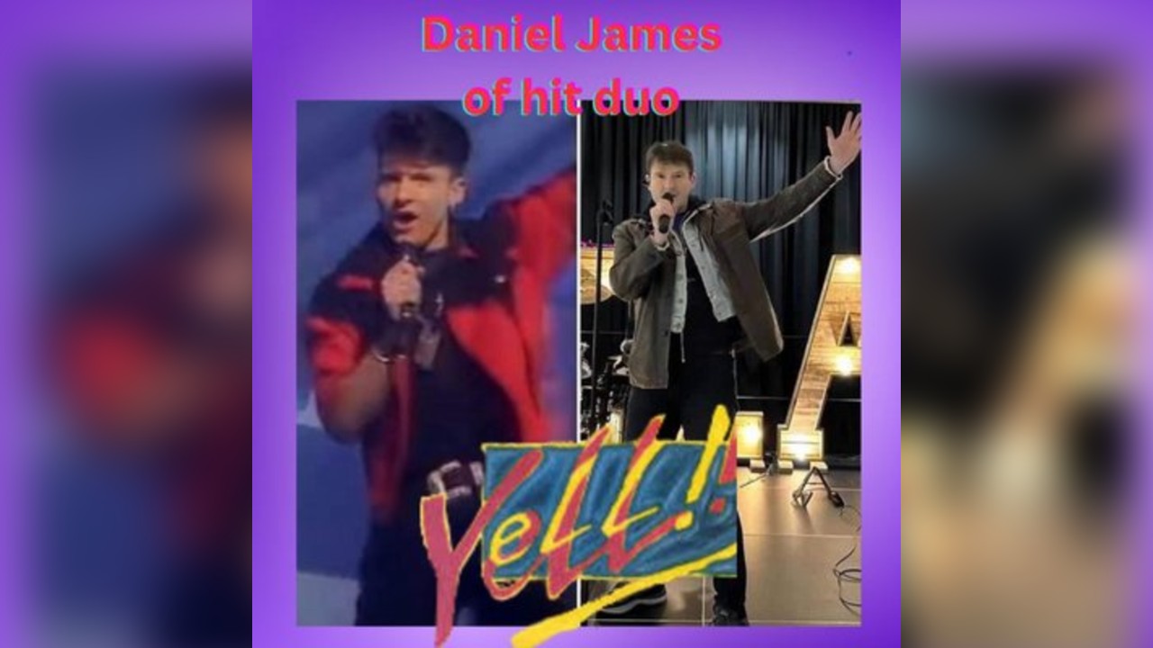 Daniel James of hit duo Yell