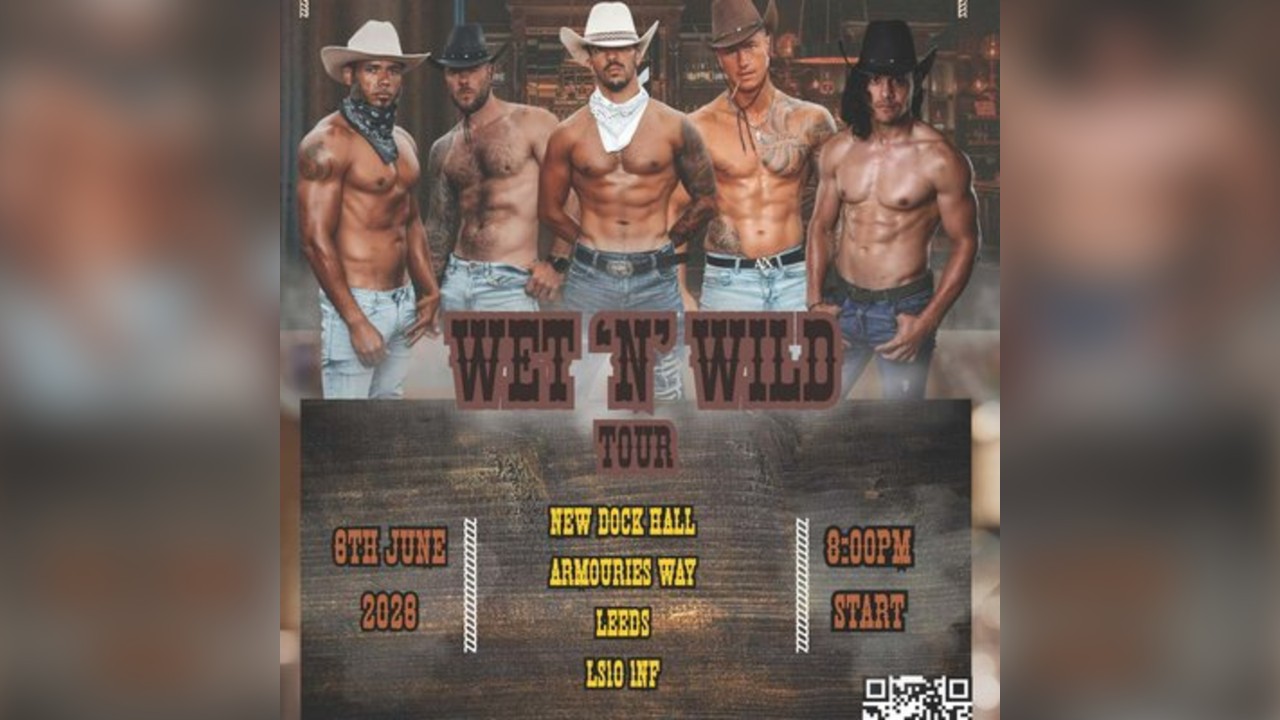 UK PLEASURE BOYS Wet & Wild Tour Leeds