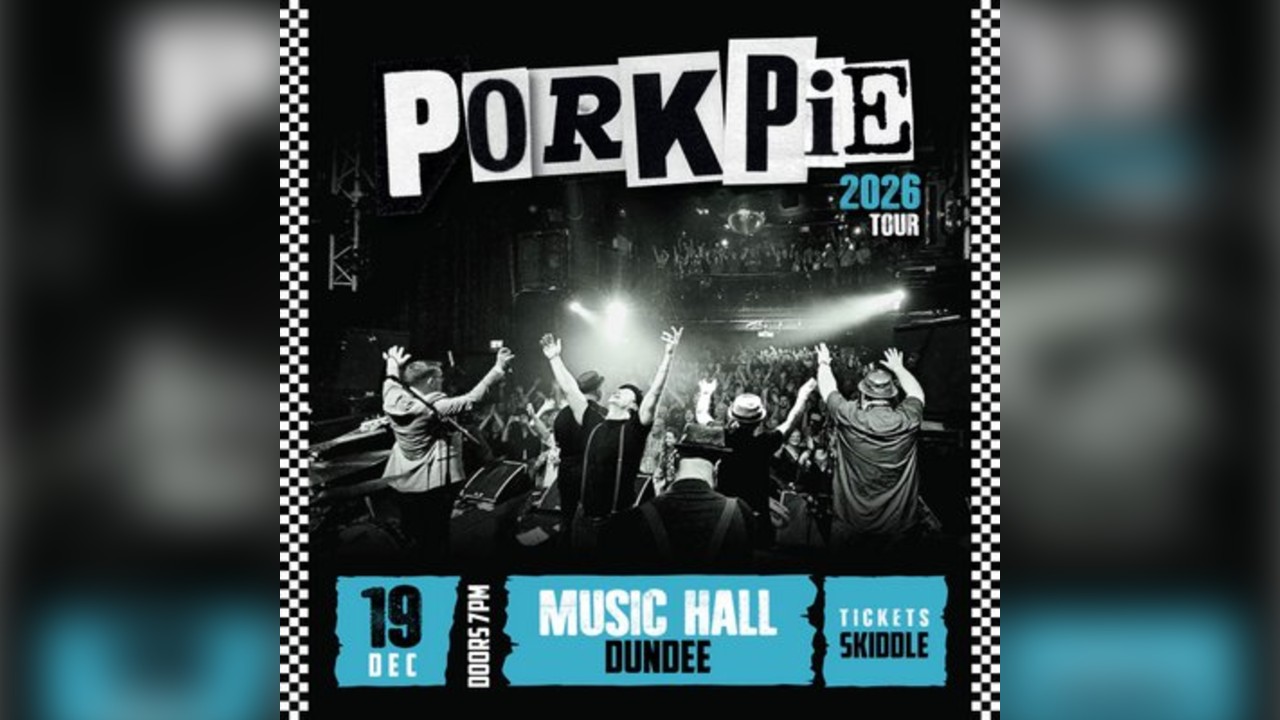 PorkPie plus Support (TBC) at Music Hall, Dundee