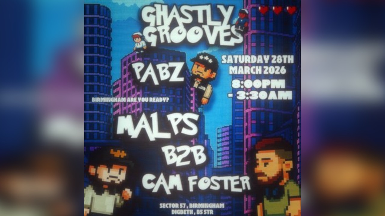 Ghastly Grooves presents: Malps B2B Cam Foster | Pabz