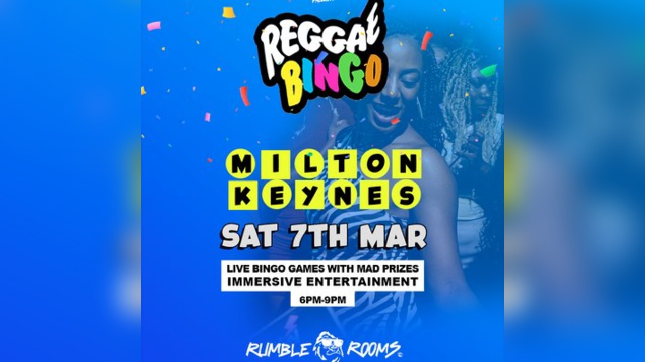 Reggae Bingo - Milton Keynes - Sat 7th Mar