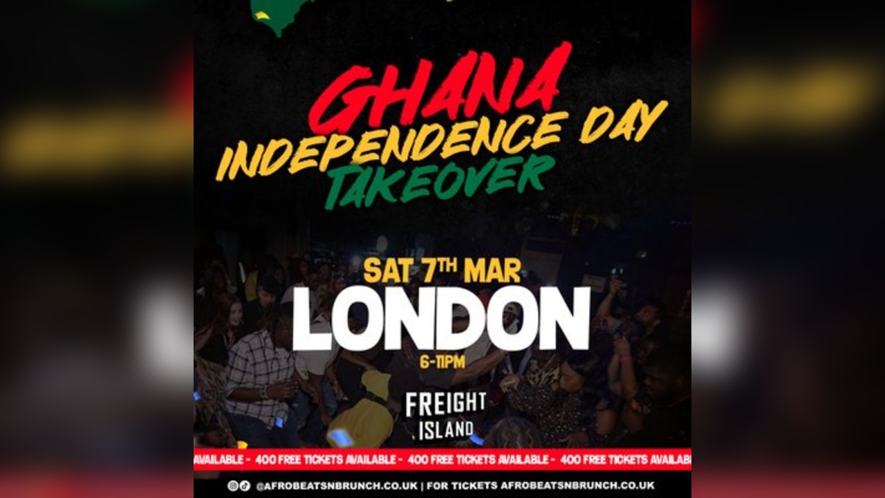 Afrobeats n Brunch x London: Ghana Independence