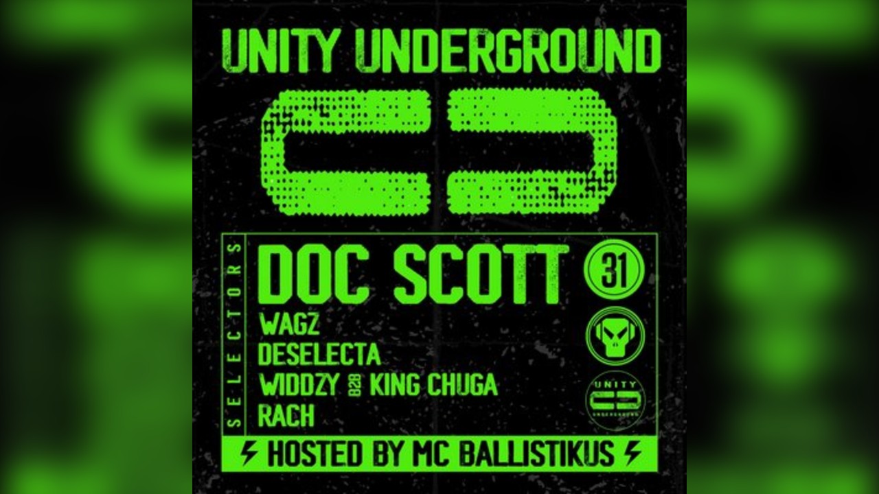 Unity Underground - Doc Scott, Deselecta, Wagz