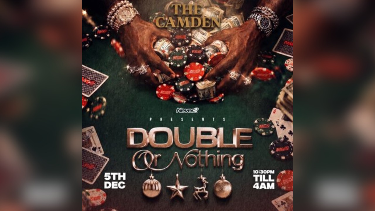 Double Or Nothing | Never2 Presents Festive Night at The Camden