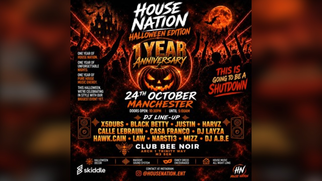House nation Halloween edition/ 1 year anniversary