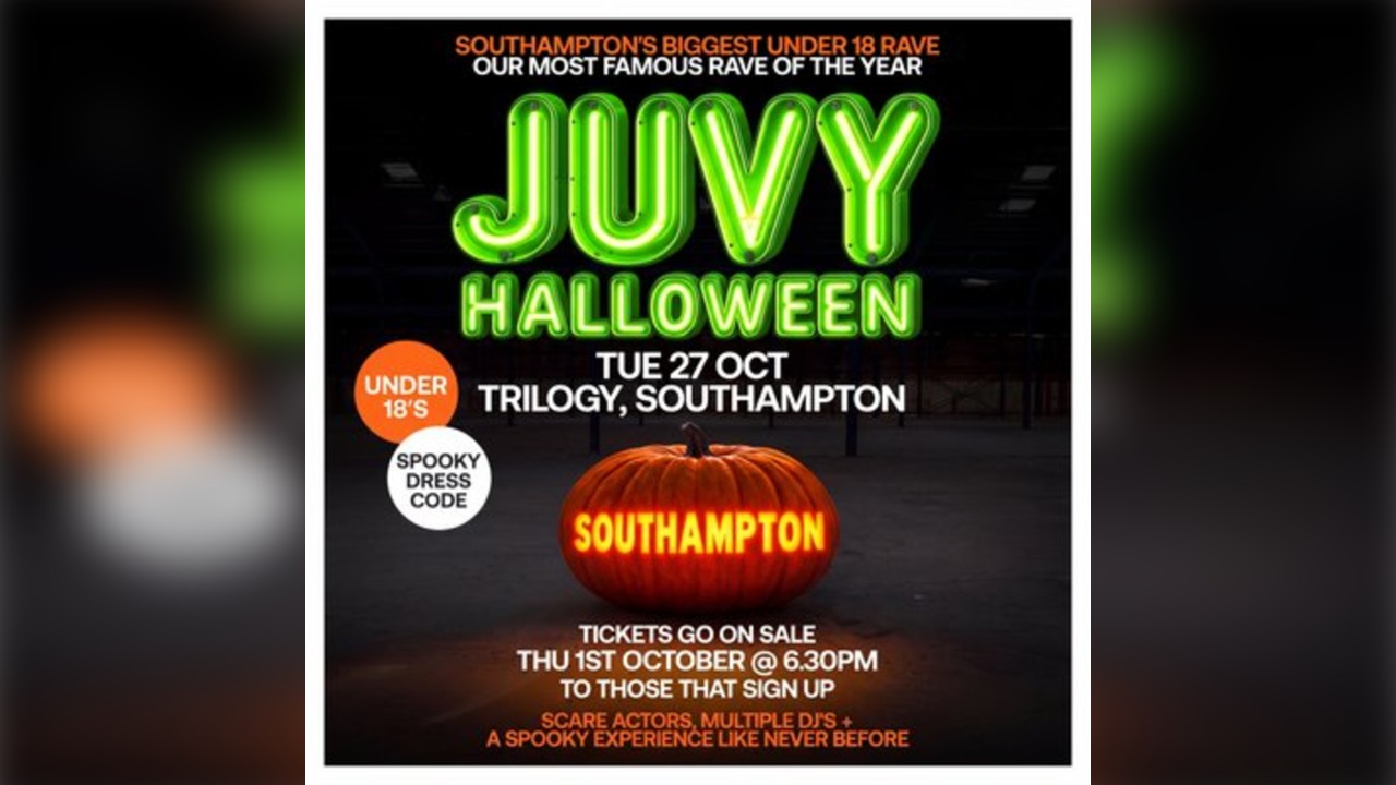 JUVY Under 18s - Halloween Tour - Tues 27 October - SOUTHAMPTON