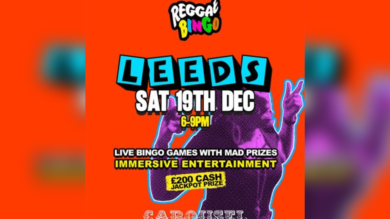 Reggae Bingo - Leeds - Sat 19th Dec