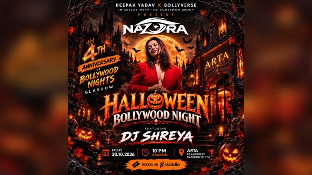 4th Anniversary Halloween Bollywood Nights Glasgow