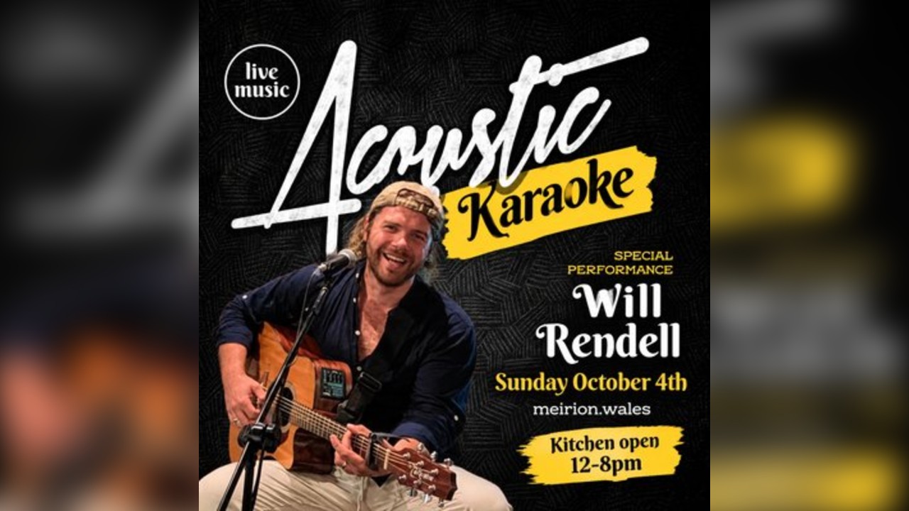Y Meirion Live Lounge - Acoustic karaoke with Will Rendell