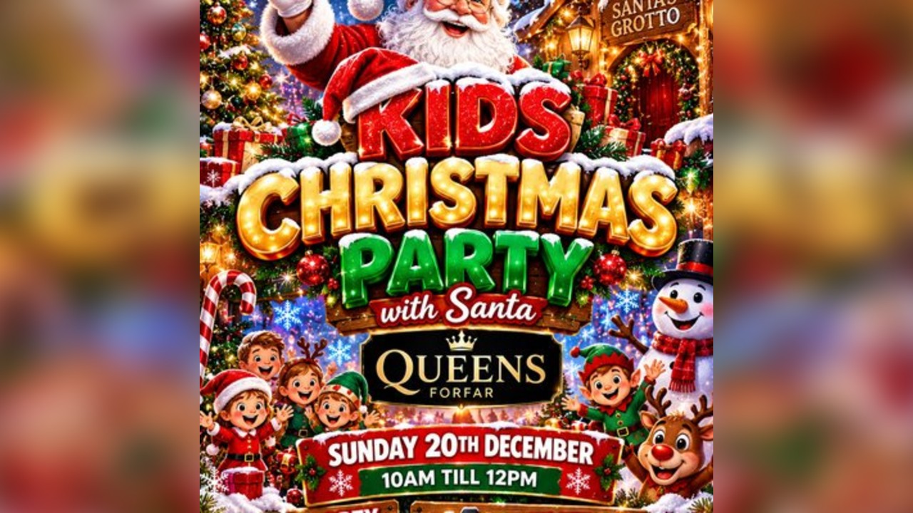 Kids Christmas party with Santa