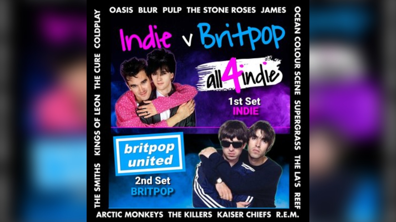 Indie v Britpop Double Headliner