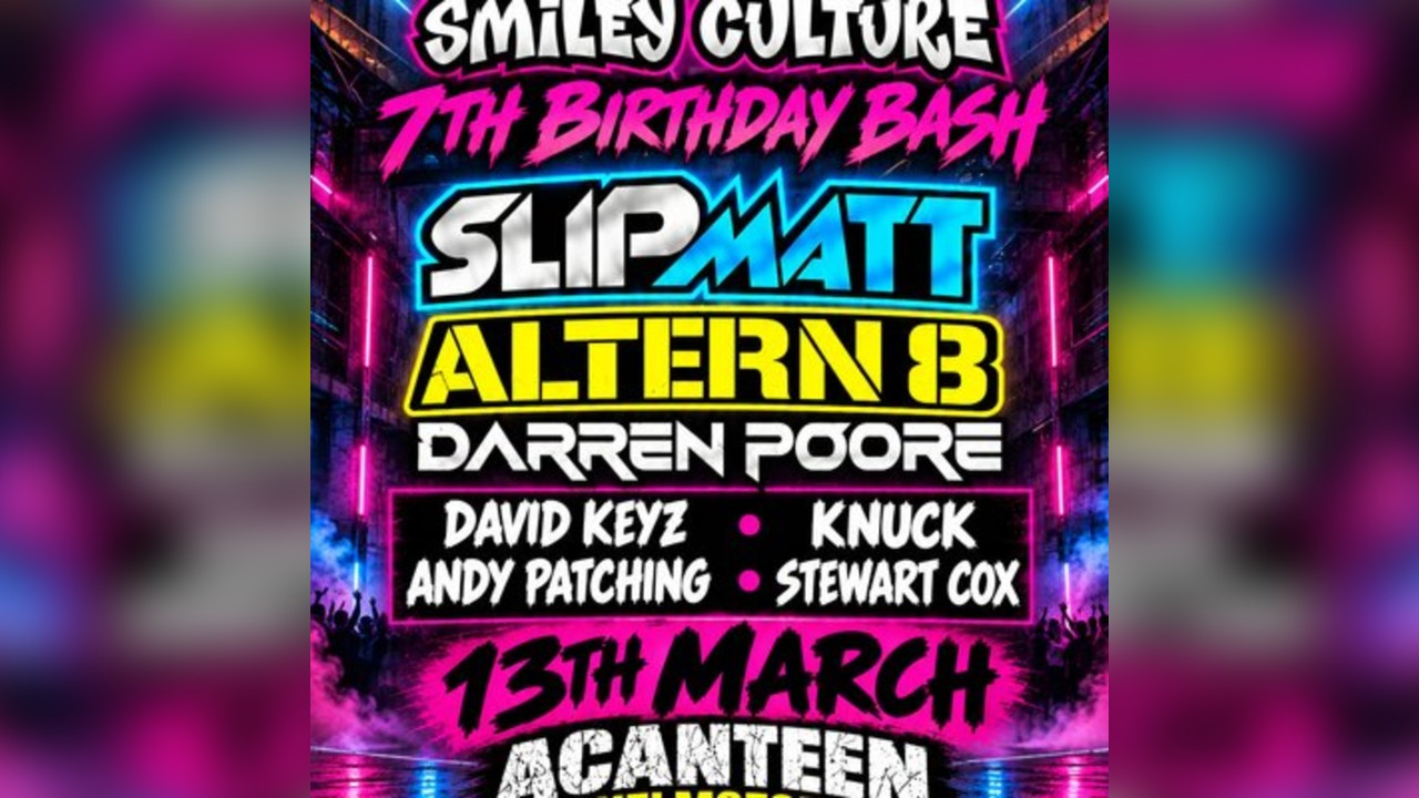 Smiley Culture: 7th Birthday Bash
