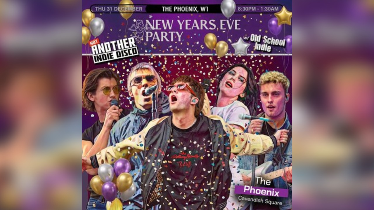 Not Another Indie Disco's NYE Party - Thu 31 Dec, 8:30pm-1:30am