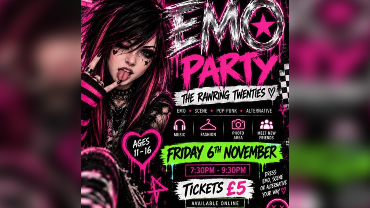 EMO PARTY The Rawring Twenties  Ages 11-16