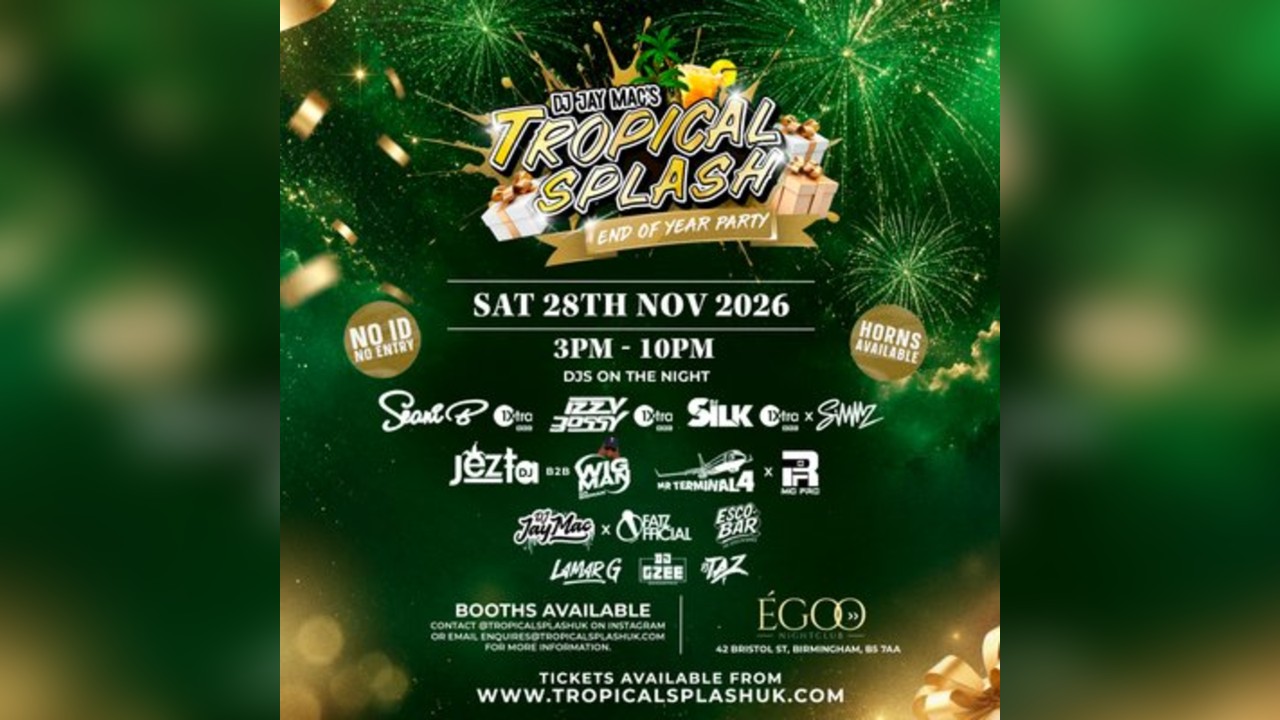 Dj Jay Mac's Tropical Splash End Of Year Party