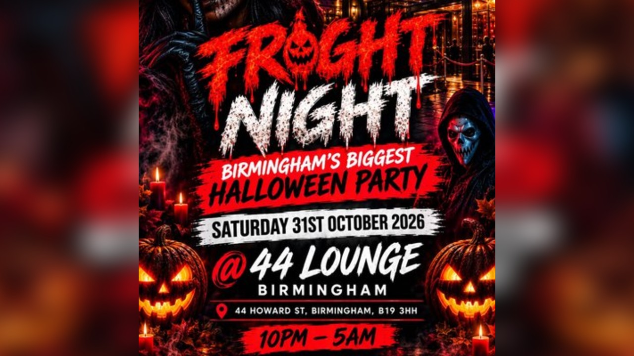 FROGHT NIGHT - Birmingham's biggest - Halloween Party