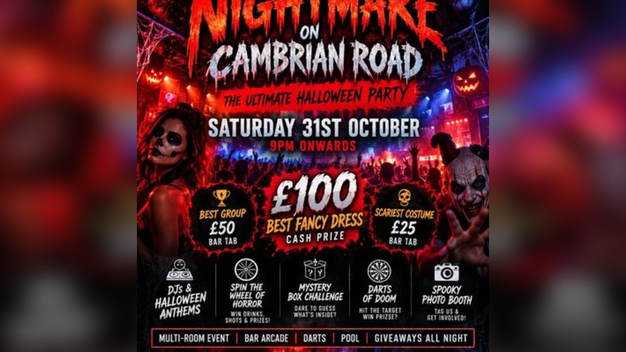 Nightmare on Cambrian Rd: Halloween Party