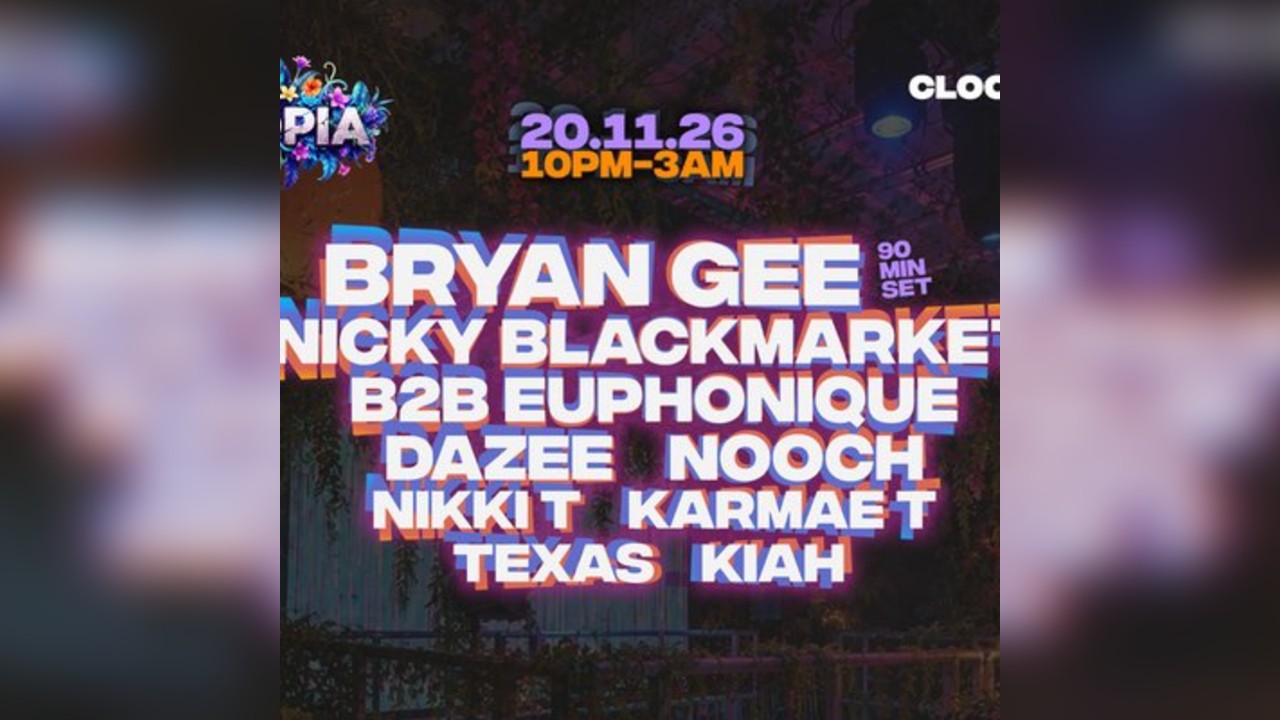 Euphtopia: Bryan Gee, Nicky Blackmarket & More