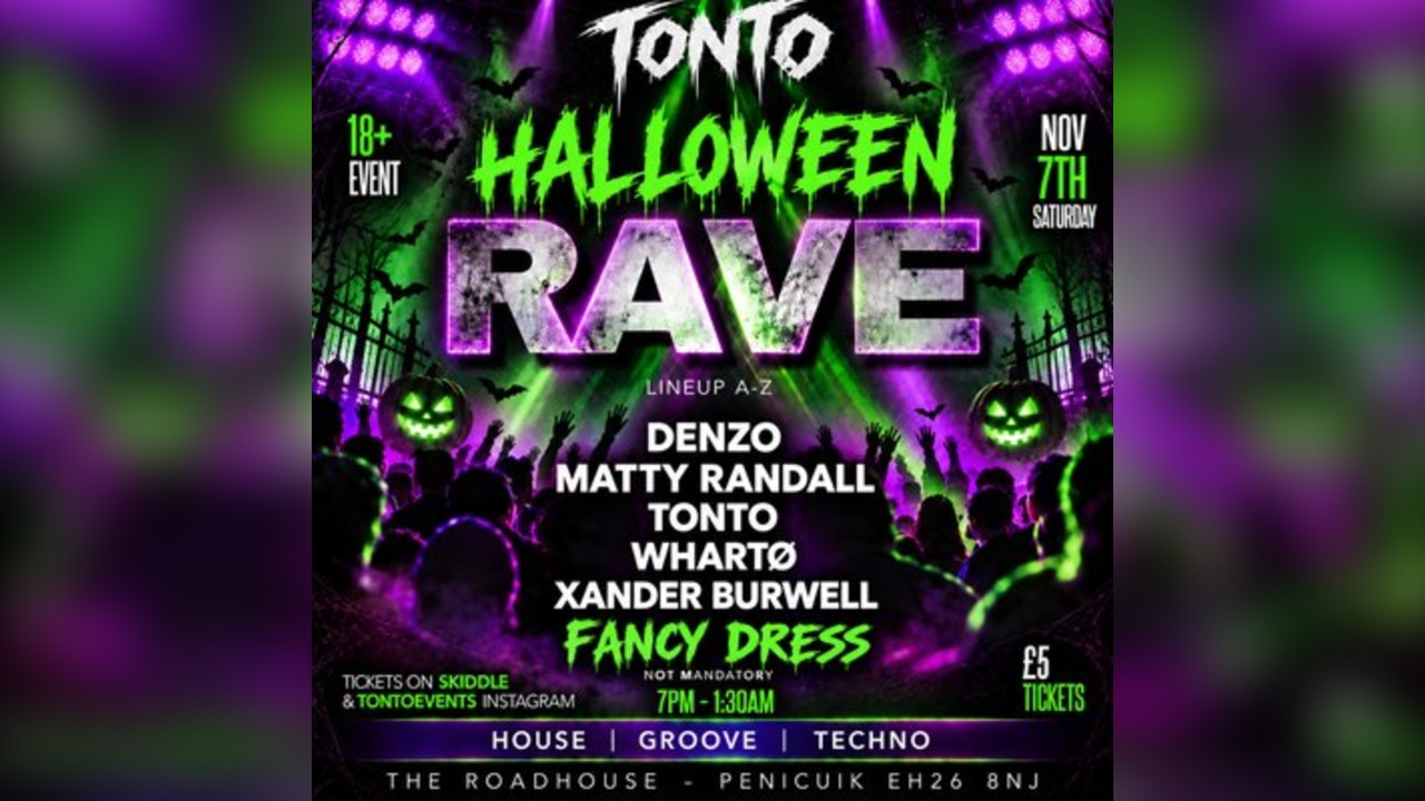 Tonto halloween rave